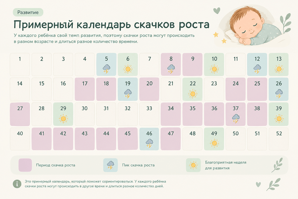 Скачки роста у детей