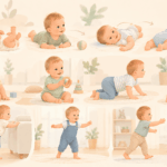 Моторное развитие ребёнка по месяцам