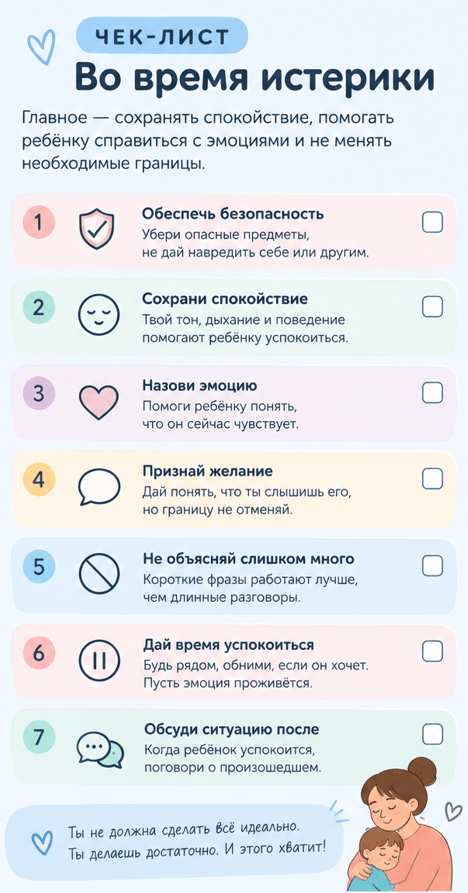 Что делать во время истерики у ребёнка 2 лет